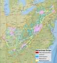 Map shows integration of key aquatic connectivity areas with terrestrial significant habitats throughout the Appalachians to guide conservation planning and decision making.