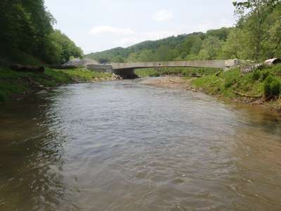 Downstream View of New Bridge 