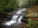 Waterfall just off the Appalachian Trail near Springer Mountain in Georgia.