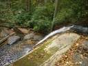 Waterfall just off the Appalachian Trail near Springer Mountain in Georgia.