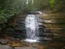 Waterfall just off the Appalachian Trail near Springer Mountain in Georgia.